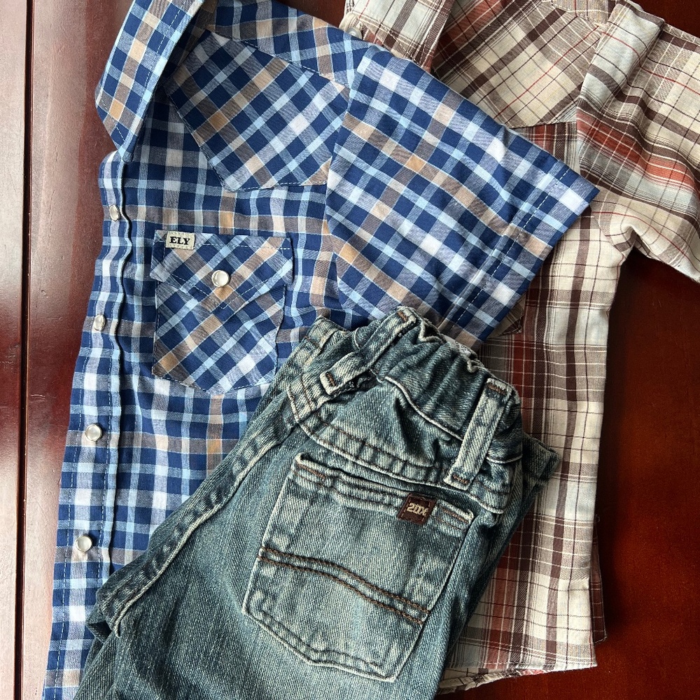 Boy’s Ely Cattleman Western Shirts & 20X Denim